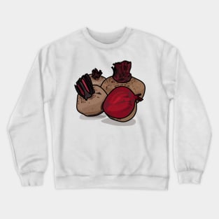 Beetroot cartoon illustration Crewneck Sweatshirt